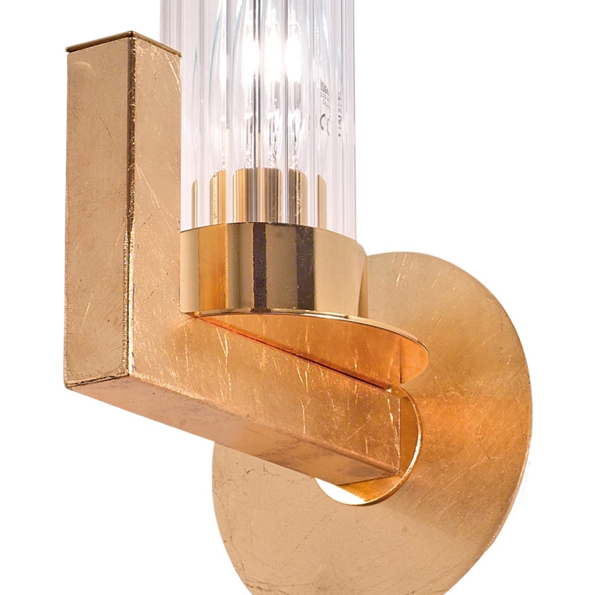 Kolarz 6009.60130 - Seinävalaisin RAGGIO 1xE14 / 25W / 230V 24K kulta