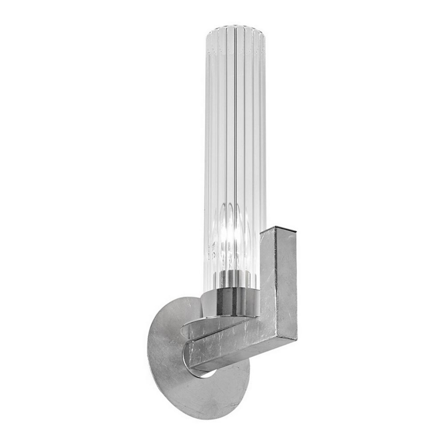Kolarz 6009.60150 - Seinävalaisin RAGGIO 1xE14 / 25W / 230V hopea