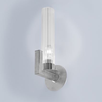 Kolarz 6009.60150 - Seinävalaisin RAGGIO 1xE14 / 25W / 230V hopea