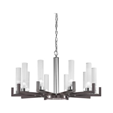 Kolarz 6009.81060 - Kattokruunu  narussa RAGGIO 10xE14 / 25W / 230V mattakromi