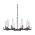 Kolarz 6009.81060 - Rippuvalaisin ketjulla RAGGIO 10xE14/25W/230V mattakromi