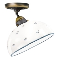 Kolarz 731.10.24 - Kiinteä kattokruunu NONNA 1xE27/75W/230V halkaisija 30 cm sininen