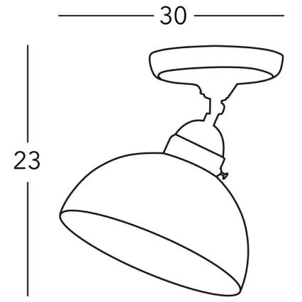 Kolarz 731.10.54 - Kohdevalo NONNA 1xE27/75W/230V