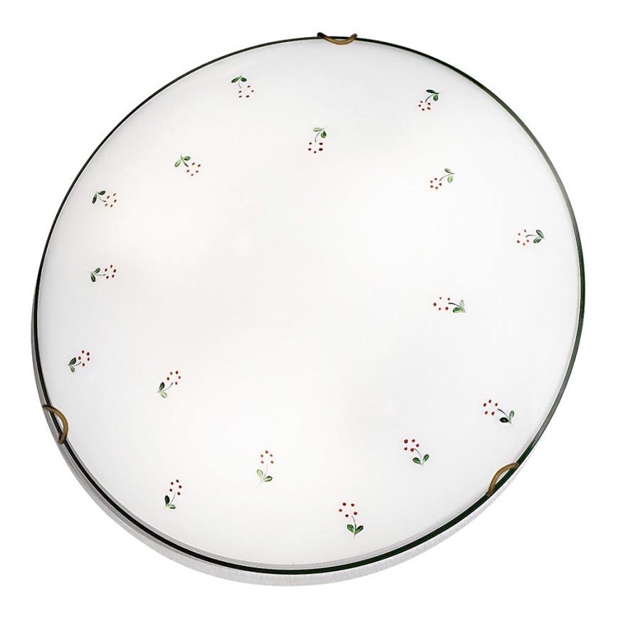 Kolarz 731.12.4.70 - Kattovalo NONNA 2xE27/60W/230V halkaisija 40 cm vihreä