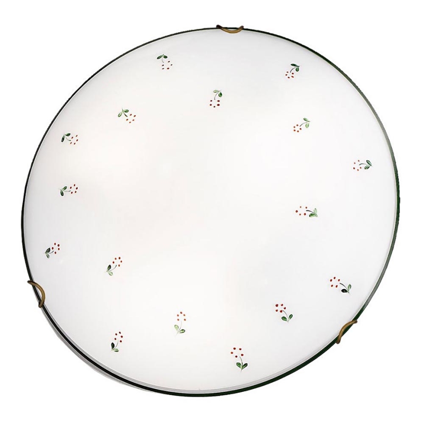 Kolarz 731.13.4.70 - Kattovalo NONNA 3xE27/60W/230V halkaisija 50 cm vihreä