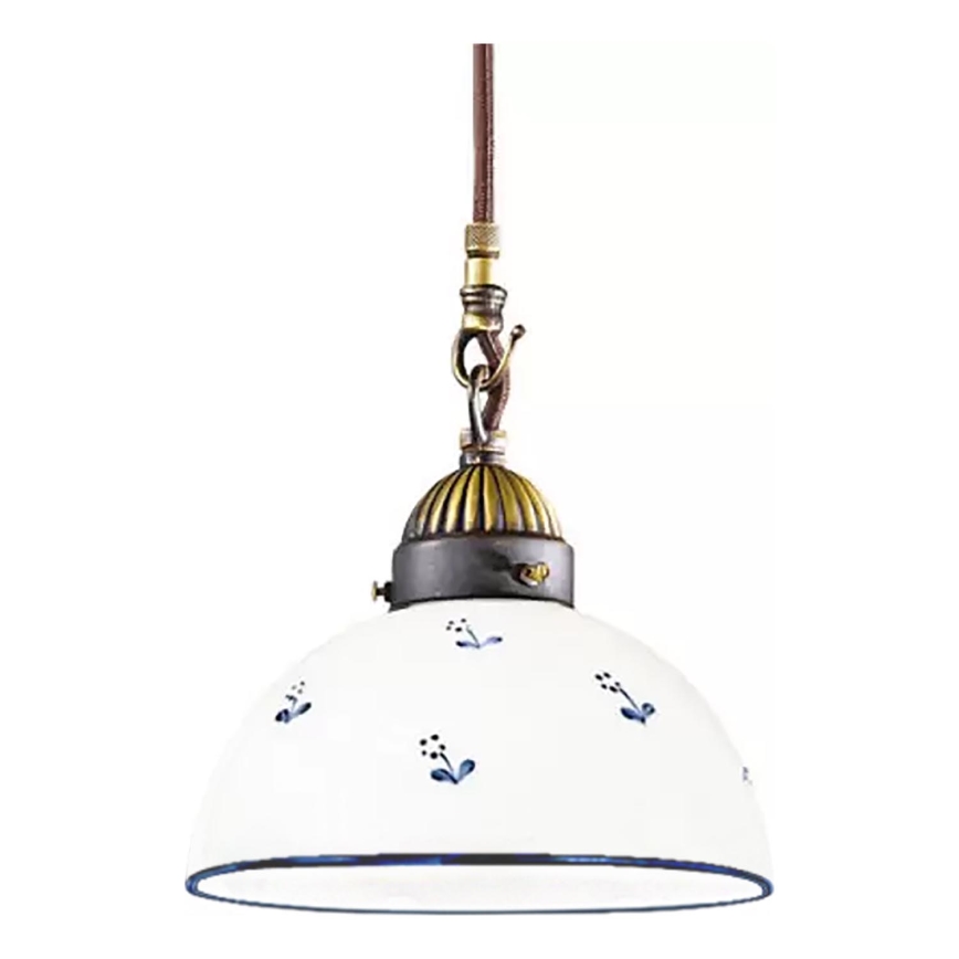 Kolarz 731.30.16 - Kattokruunu johdossa NONNA 1xE27/75W/230V halkaisija 20 cm sininen