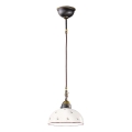 Kolarz 731.30.27 - Kattokruunu johdossa NONNA 1xE27/75W/230V halkaisija 30 cm vihreä