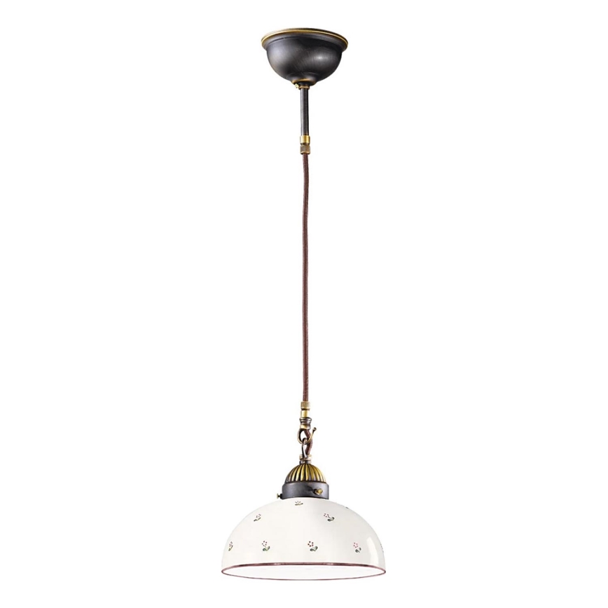 Kolarz 731.30.68 - Kattokruunu johdossa NONNA 1xE27/75W/230V halkaisija 30 cm punainen