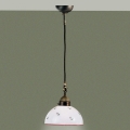 Kolarz 731.30.69 - Kattokruunu johdossa NONNA 1xE27/75W/230V halkaisija 20 cm punainen