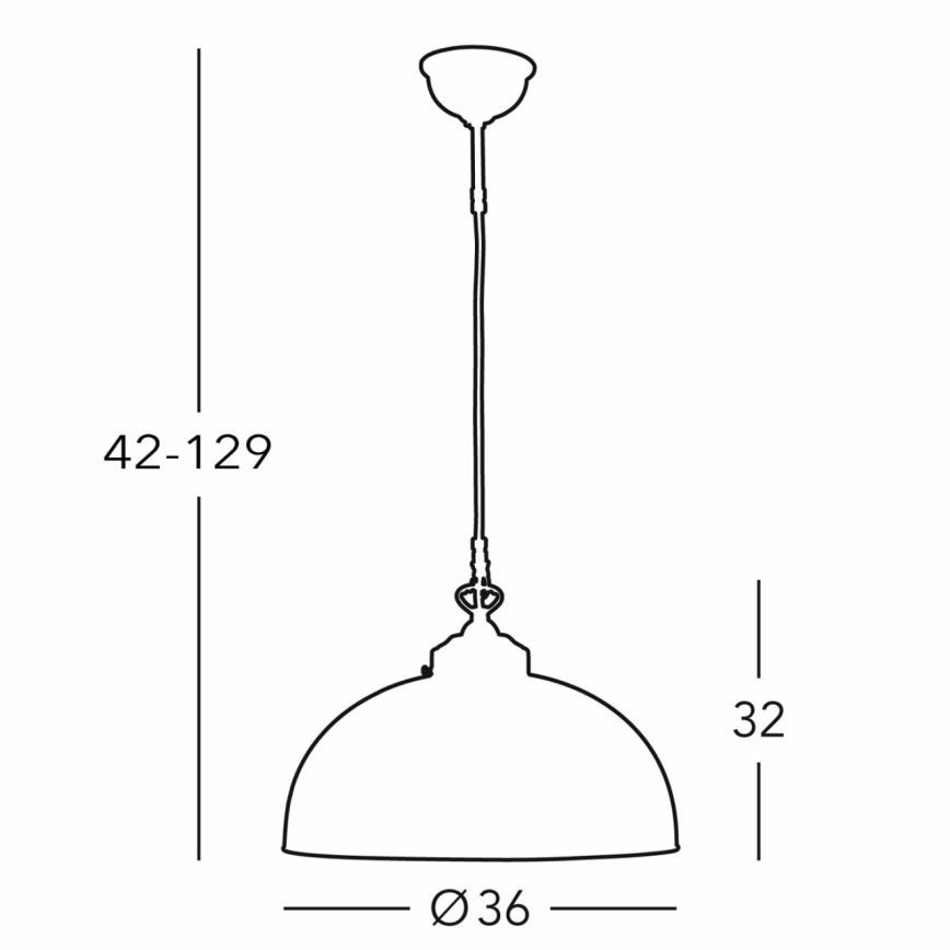 Kolarz 731.32.102 - Kattokruunu johdossa NONNA 1xE27/75W/230V halkaisija 36 cm Peura vihreä
