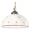 Kolarz 731.32.77 - Kattokruunu johdossa NONNA 1xE27/75W/230V halkaisija 36 cm punainen