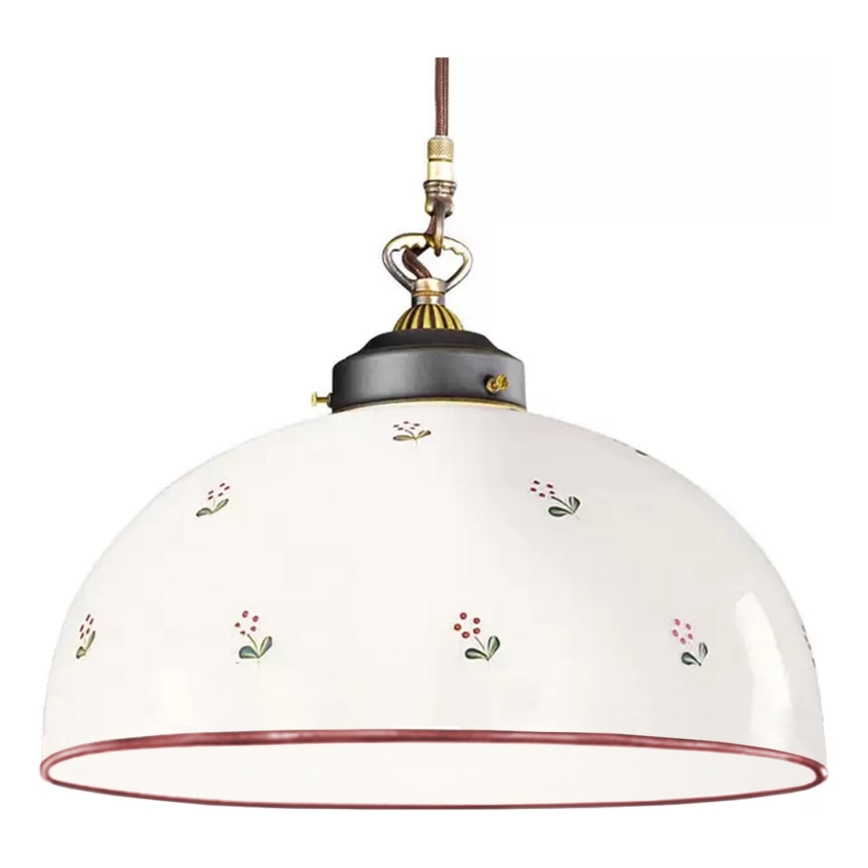Kolarz 731.32.77 - Kattokruunu johdossa NONNA 1xE27/75W/230V halkaisija 36 cm punainen