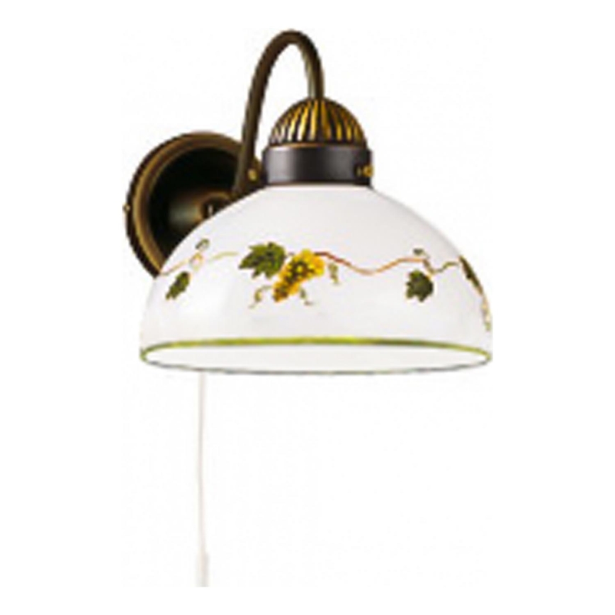 Kolarz 731.61.122 - Seinävalaisin NONNA 1xE27/75W/230V viinirypäleet