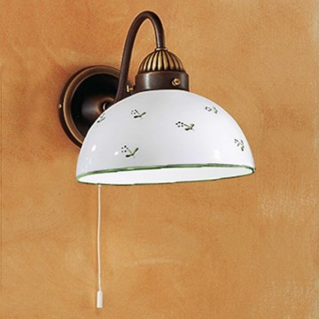 Kolarz 731.61.20 - Seinävalaisin NONNA 1xE27/75W/230V vihreä