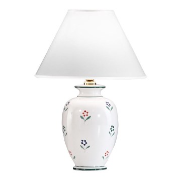 Kolarz 731.70K - Pöytälamppu NONNA 1xE27/100W/230V valkoinen