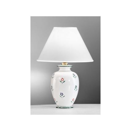 Kolarz 731.70K - Pöytälamppu NONNA 1xE27/100W/230V valkoinen