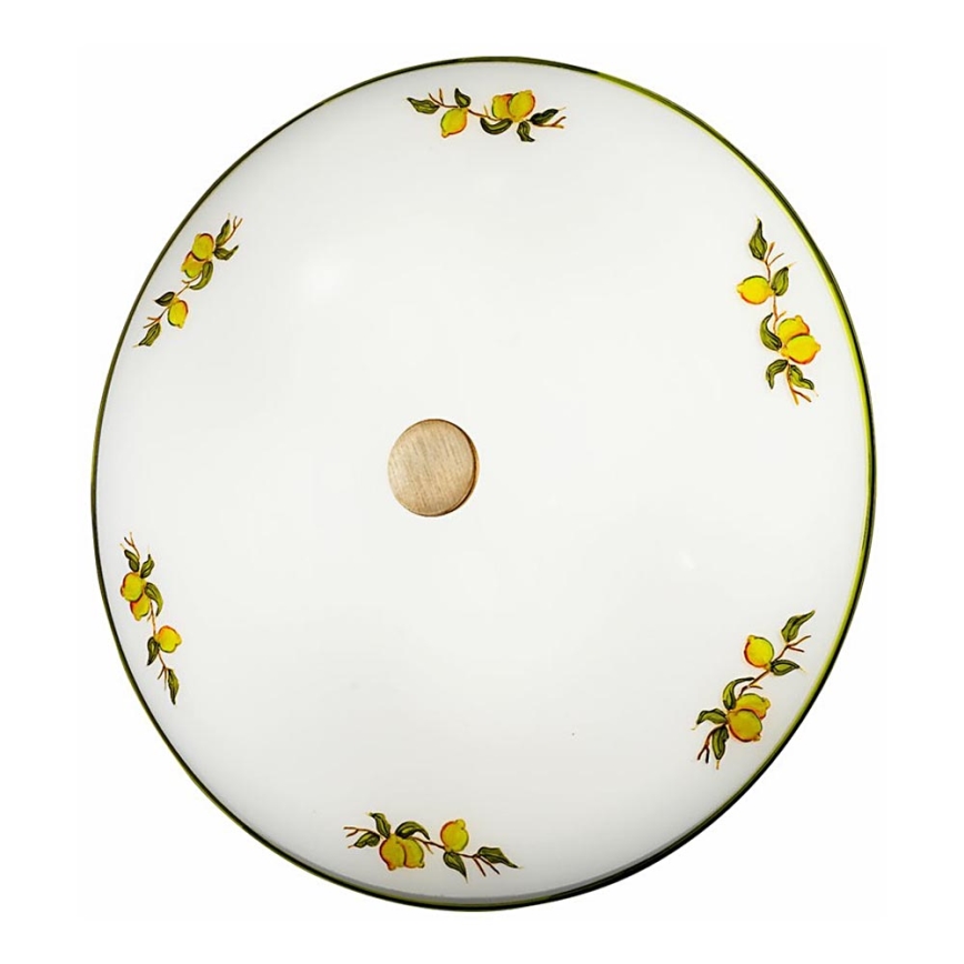 Kolarz 731.U13.4.116 - Kattovalo NONNA 3xE27/60W/230V halkaisija 42 cm sitruunat