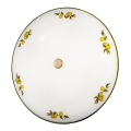 Kolarz 731.U14.4.116 - Kattovalo NONNA 4xE27/60W/230V halkaisija 54 cm sitruunat
