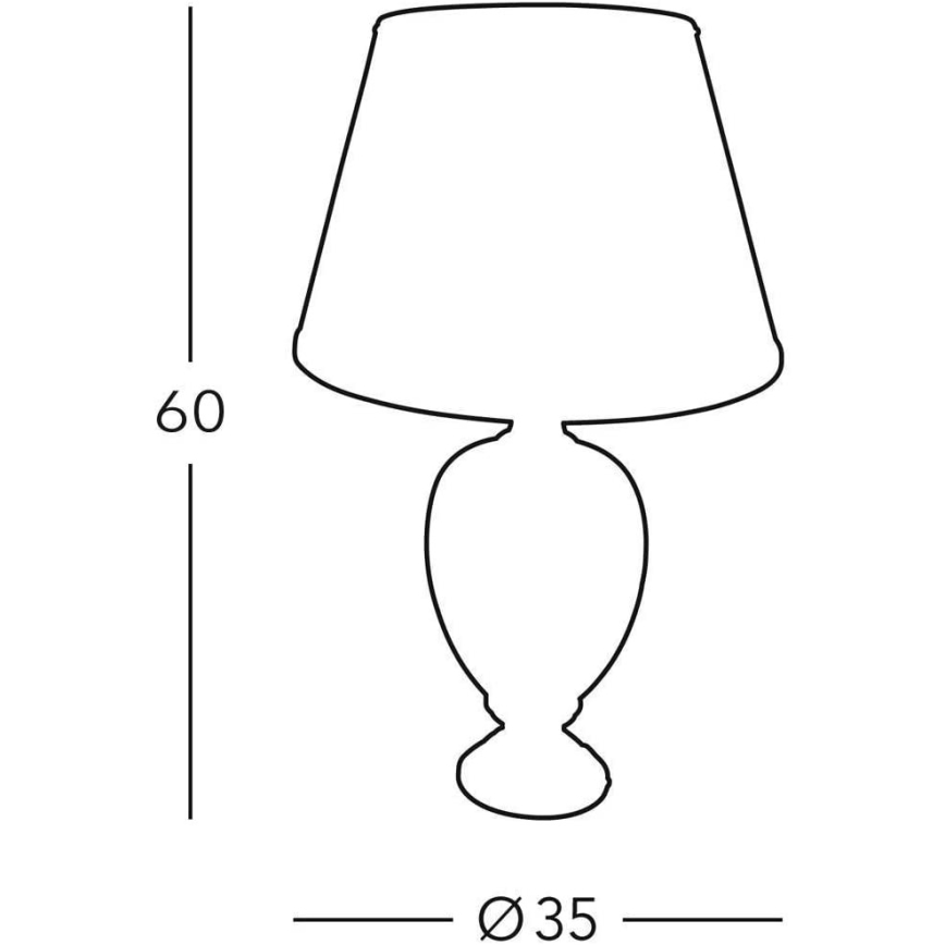 Kolarz 780.70 - Pöytävalaisin GIARDINO 1xE27/100W/230V