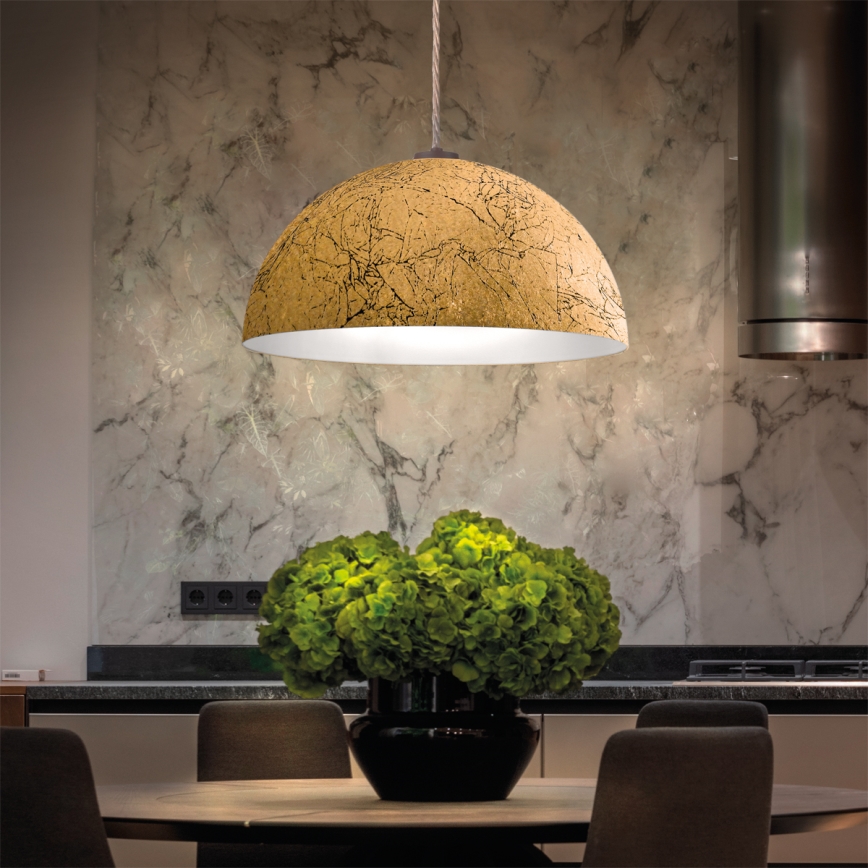 Kolarz A1339.31.Co.VinAu/40 - CULT-riippuvalaisin johdolla 1xE27/100W/230V halkaisija 40 cm, kulta