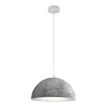 Kolarz A1339.31.Wm.VinAg/50 - Kattokruunu johdossa CULT 1xE27/100W/230V halkaisija 50 cm hopea