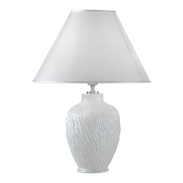 Kolarz A1340.70 - Pöytävalaisin CHIARA 1xE27/100W/230V valkoinen halkaisija 30 cm