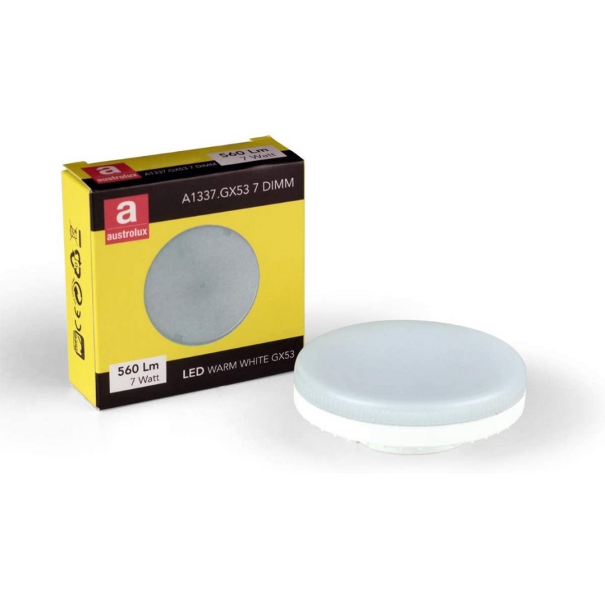 Kolarz A1344.10R.BK - Himmennettävä LED-kattovalaisin CLICK LED-GX53/7W/230V