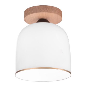 Kolarz A1352.11.Au - Kiinteä kattokruunu NONNA 1xE27/60W/230V tammi/valkoinen/kulta