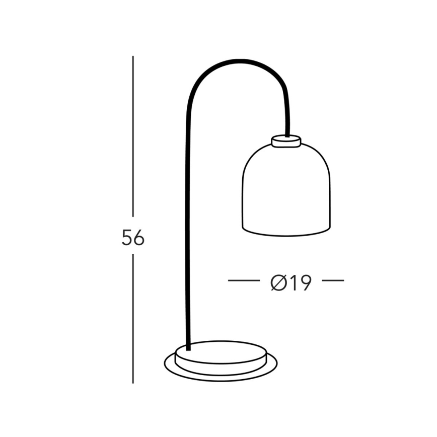 Kolarz A1352.71.G.100 - Pöytävalaisin NONNA 1xE27/60W/230V Peura tammi/valkoinen/vihreä