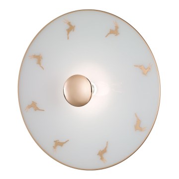 Kolarz A1353.61.XL.3.Au.100 - Seinävalaisin NONNA 1xE27/100W/230V peura kulta