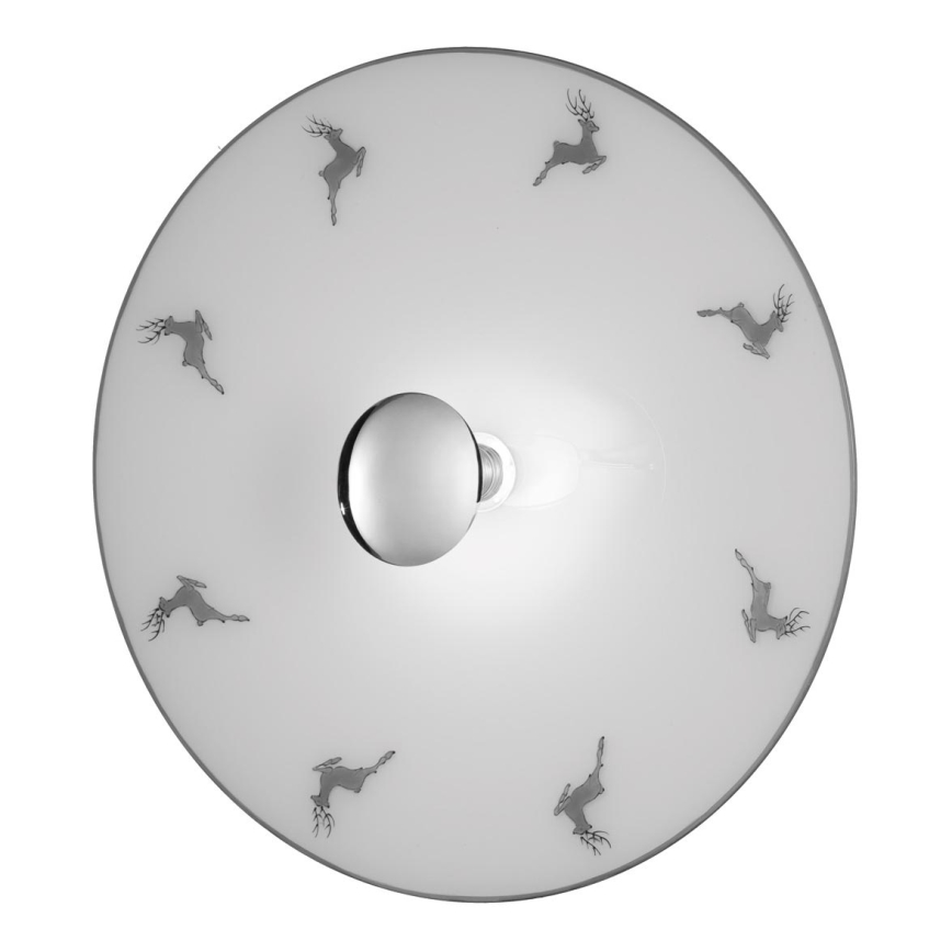 Kolarz A1353.61.XL.5.Gr.100 - Seinävalaisin NONNA 1xE27/100W/230V hirvenharmaa