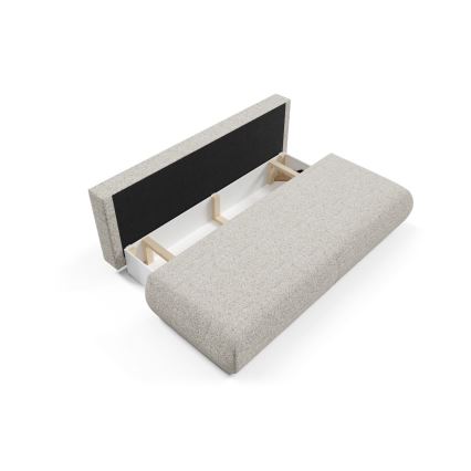 Kolmivuodesohva, jossa säilytystila, PRATO beige