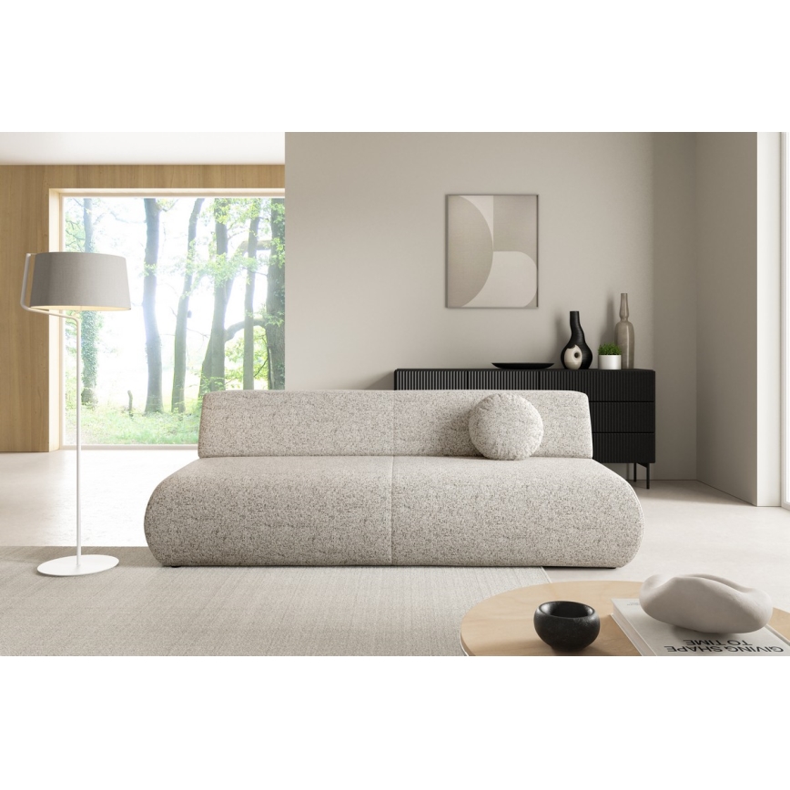 Kolmivuodesohva, jossa säilytystila, PRATO beige