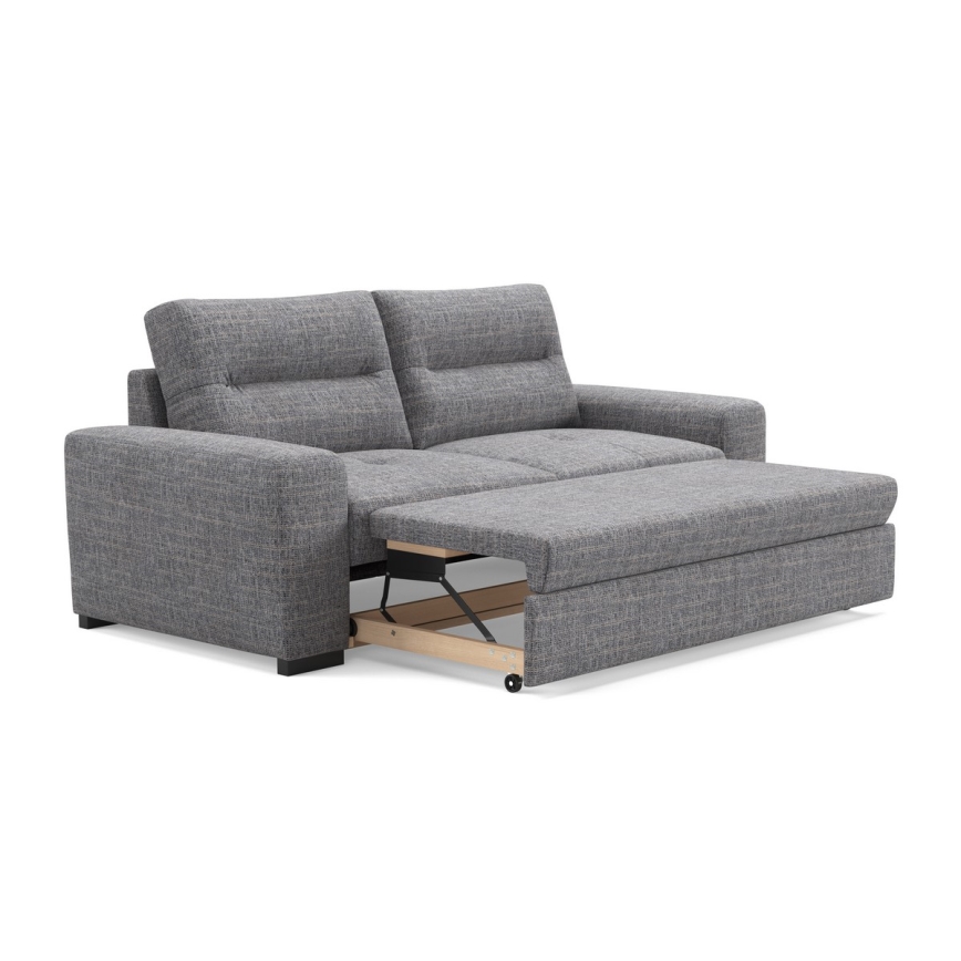 Kolmipaikkainen vuodesohva COMO, vaaleanharmaa