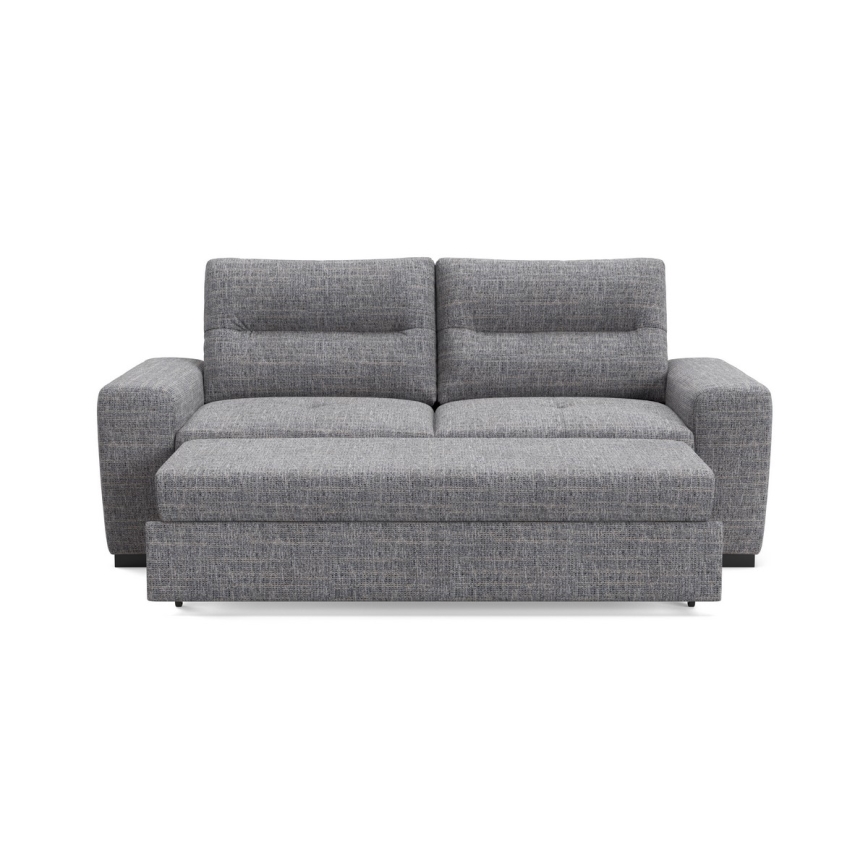 Kolmipaikkainen vuodesohva COMO, vaaleanharmaa