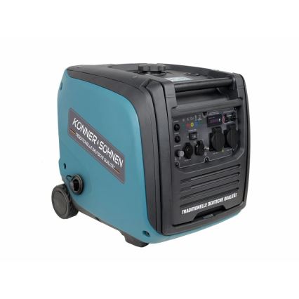 Könner & Söhnen 5106 - Kaasun ja bensiinin invertteri sähkögeneraattori KS 4000iEG S 4000W