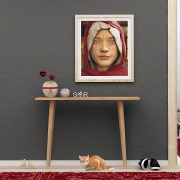 Konsolipöytä DESIDERO 74x100 cm ruskea