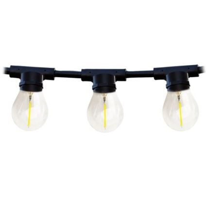 Koristeellinen ketju ulkokäyttöön MIMOSA 20xE27/1,3W/230V IP44 10m