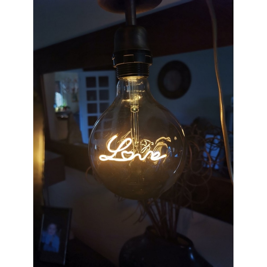Koristeellinen LED-lamppu FILAMENT G125 E27/5W/230V 2200K