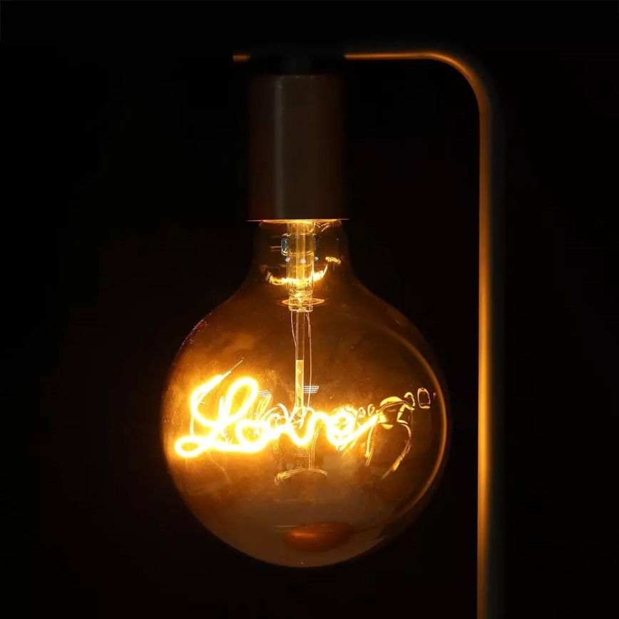 Koristeellinen LED-lamppu FILAMENT G125 E27/5W/230V 2200K