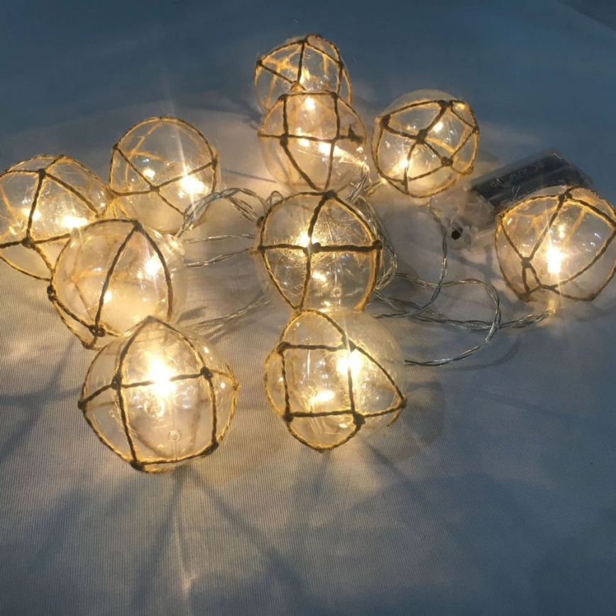 Koristeellinen LED-valaistus AHNE 10xLED/2xAA