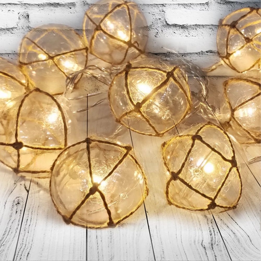 Koristeellinen LED-valaistus AHNE 10xLED/2xAA