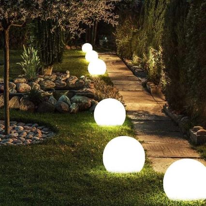 Koristeellinen ulkovalo GARDEN BALL 1xE27 / 40W / 230V IP65 d. 25 cm