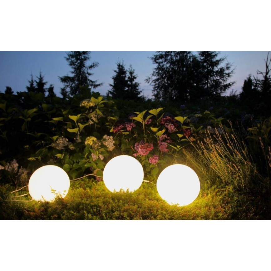Koristeellinen ulkovalo GARDEN BALL 1xE27 / 40W / 230V IP65 d. 38 cm