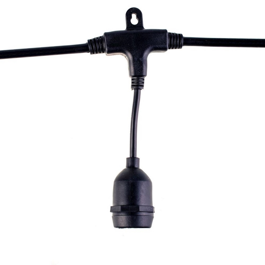 Koristeketju ulkokäyttöön GIRLANDA 10 m 10xE27 / 10W / 230V IP44