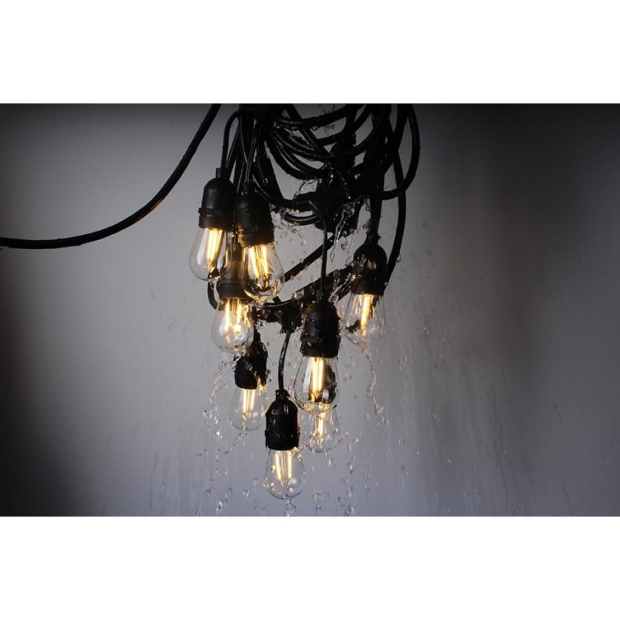 Koristeketju ulkokäyttöön GIRLANDA 10 m 10xE27 / 10W / 230V IP44