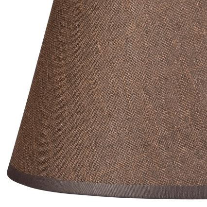 Vaihtovarjostin kattokruunulle ja seinävalaisimelle ANTONIO E14 120x200 mm ruskea
