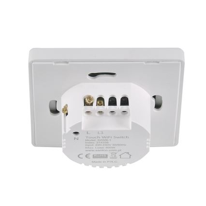 Kosketuskytkin yksinapainen SMART 800W / 230V Wi-Fi Tuya