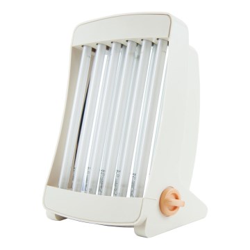 Kotikäyttöinen kasvojen solarium, jossa on 6 UV-putkea, Cosmedico 90W/230V