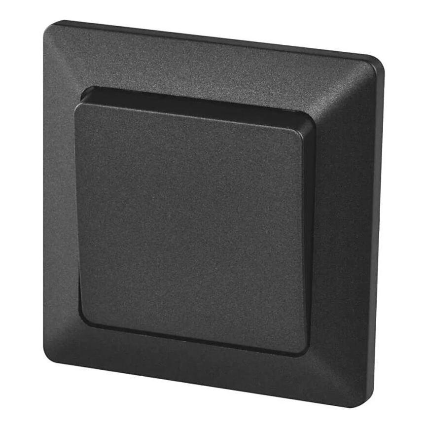 Kotikytkin kytkin 250V/10A antrasiitti